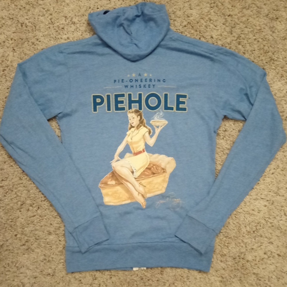 🚫SOLD‼️Pie-Oneering Whiskey Piehole Hoodie